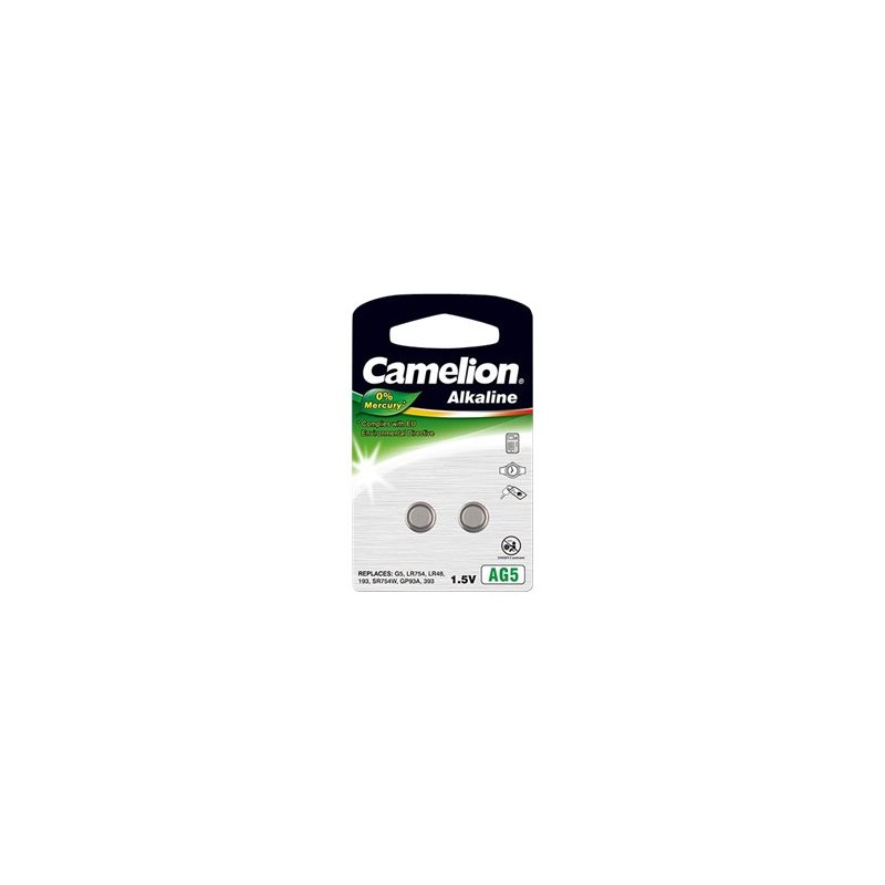 Camelion | AG5/LR48/LR754/393 | Alkaline Buttoncell | 2 pc(s)