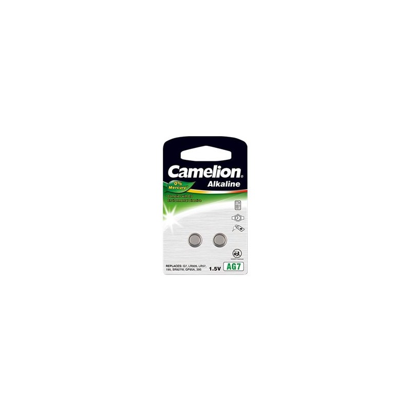 Camelion | AG7/LR57/LR926/395 | Alkaline Buttoncell | 2 pc(s)