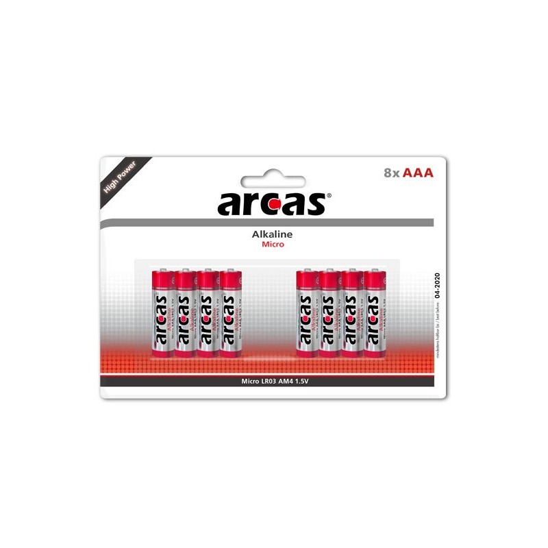 Arcas | AAA/LR03 | Alkaline | 8 pc(s)