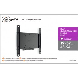 Vogels | Wall mount | MA2000-A1 | Fixed | 26-40 " | Maximum weight (capacity) 30 kg | Black