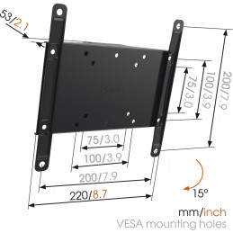 Vogels | Wall mount | MA2010-A1 Tilt | Tilt | 26-40 " | Maximum weight (capacity) 30 kg | Black