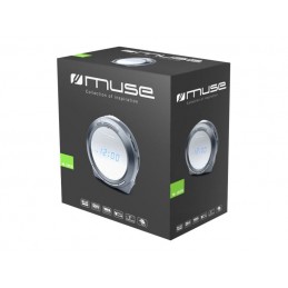 Muse | Clock radio PLL | M-12CR | Alarm function | Black