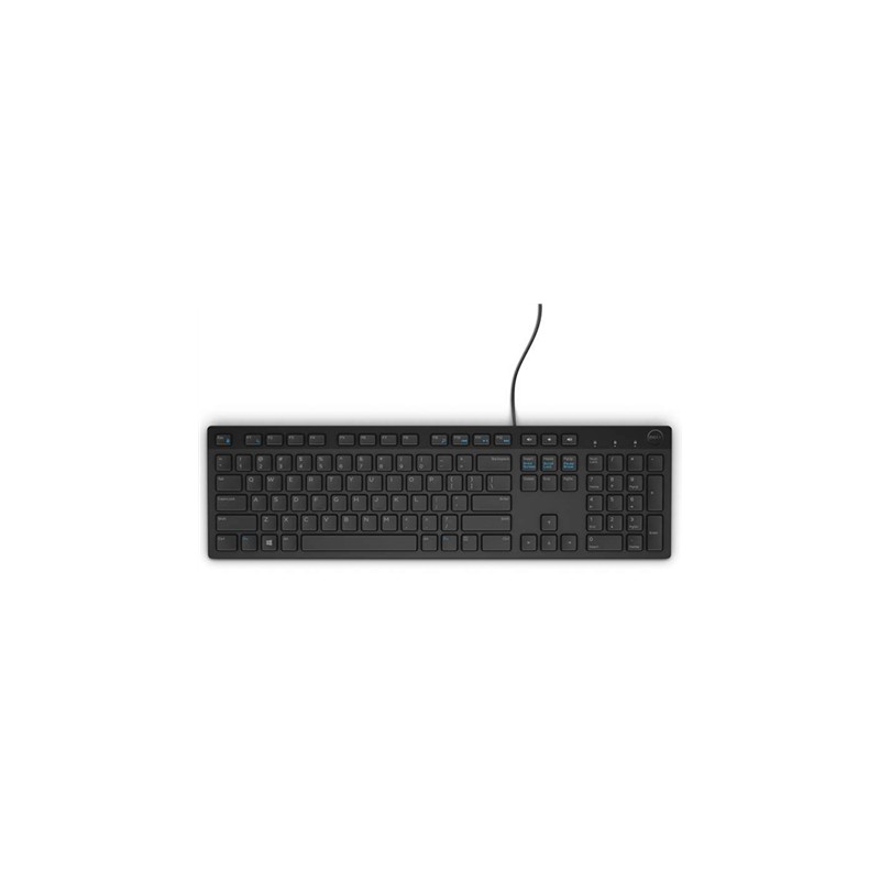 Dell | KB216 | Multimedia | Wired | EN | Black | Numeric keypad