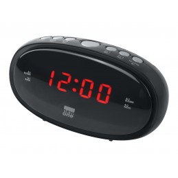 New-One | Clock-radio | CR100 | Alarm function | Black