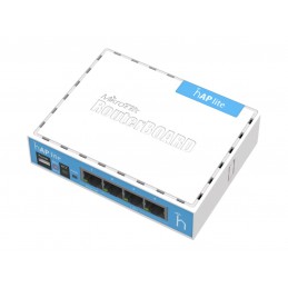 hAP Lite Classic | RB941-2nD | 802.11n | 10/100 Mbit/s | Ethernet LAN (RJ-45) ports 4 | Mesh Support No | MU-MiMO No | No mobile