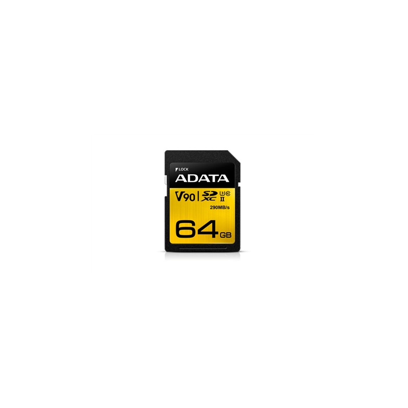 ADATA | Premier ONE | UHS-II U3 | 64 GB | SDXC | Flash memory class 10