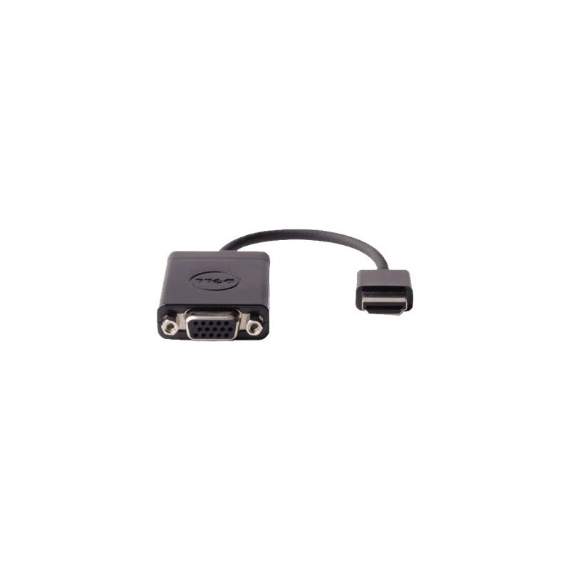 Dell | Adapter HDMI to VGA | 470-ABZX | Black | HDMI - Male | HD-15 (VGA) - Female