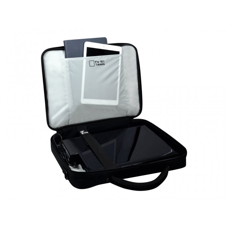 PORT DESIGNS | Courchevel | Fits up to size 15.6 " | Messenger - Briefcase | Black | Shoulder strap