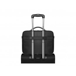 PORT DESIGNS | Courchevel | Fits up to size 15.6 " | Messenger - Briefcase | Black | Shoulder strap