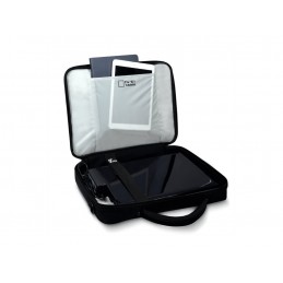 PORT DESIGNS | Courchevel | Fits up to size 15.6 " | Messenger - Briefcase | Black | Shoulder strap