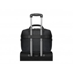 PORT DESIGNS | Courchevel | Fits up to size 15.6 " | Messenger - Briefcase | Black | Shoulder strap