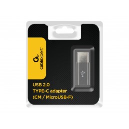 Gembird | USB 2.0 Type-C adapter (CM/MicroUSB-F) | Type-C | USB