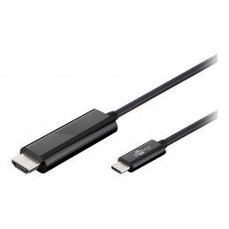 Goobay | Black | USB-C male | HDMI male (type A) | USB-C to HDMI | 1.8 m