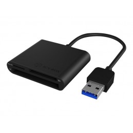 Raidsonic | ICY BOX | IB-CR301-U3 USB 3.0 External card reader | USB 3.0 Type-A | 3 x card reader slot: CF, SD, microSD