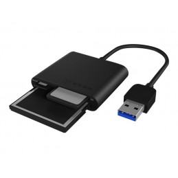 Raidsonic | ICY BOX | IB-CR301-U3 USB 3.0 External card reader | USB 3.0 Type-A | 3 x card reader slot: CF, SD, microSD