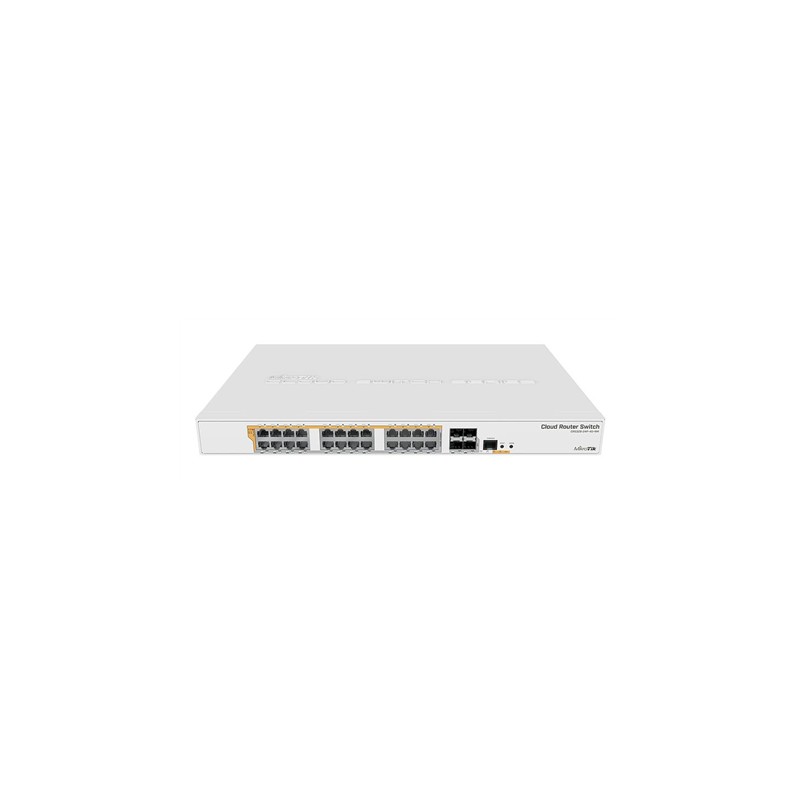 MikroTik | CRS328-24P-4S+RM Gigabit Ethernet POE/POE+ router/switch | Managed L3 | Rackmountable | 1 Gbps (RJ-45) ports quantity