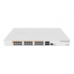 MikroTik | CRS328-24P-4S+RM Gigabit Ethernet POE/POE+ router/switch | Managed L3 | Rackmountable | 1 Gbps (RJ-45) ports quantity