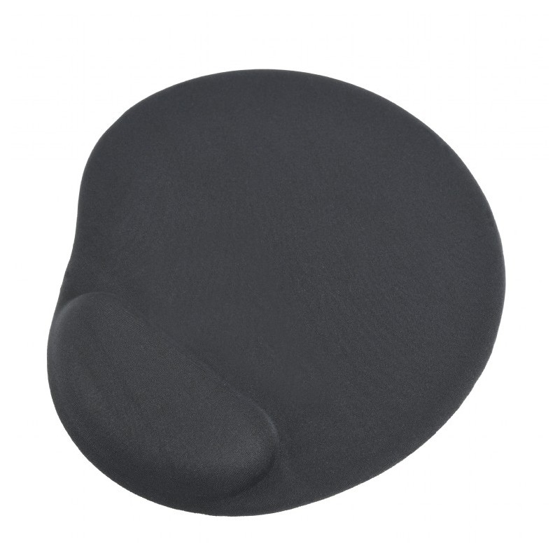 Gembird | Gel mouse pad with wrist support | Ergonomic mouse pad | 240 x 220 x 4 mm | Black