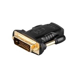 Goobay 68931 HDMI /DVI-D adapter, gold-plated | Goobay