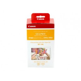 Canon Color Ink/Paper Set for SELPHY CP1300 Printer | RP-108