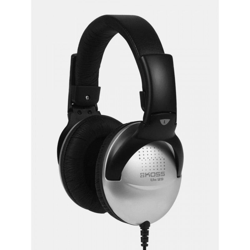 Koss | Headphones | UR29 | Wired | On-Ear | Noise canceling | Black/Silver