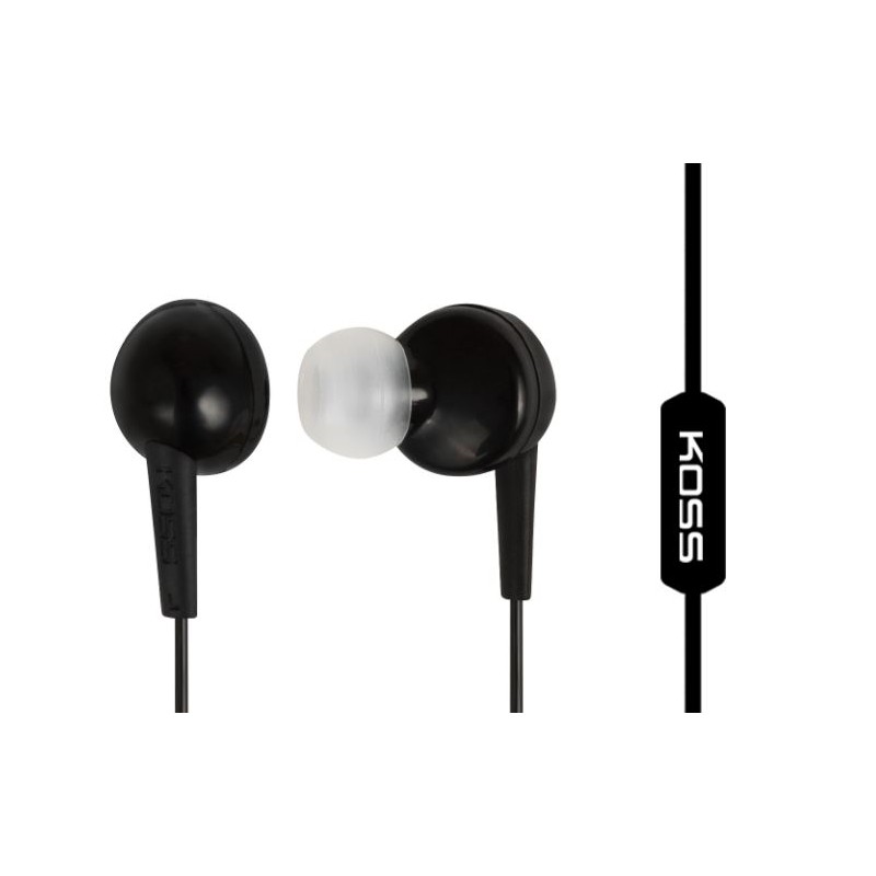 Koss | Headphones | KEB6iK | Wired | In-ear | Microphone | Black