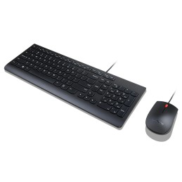 Lenovo | Essential | Essential Wired Keyboard and Mouse Combo - Lithuanian | Black | Keyboard and Mouse Set | Wired | EN/LT | Bl