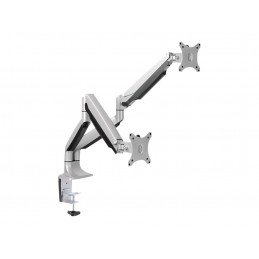 Logilink BP0043 Dual Monitor Desk mount, 13"-32",gas spring, aluminum | Logilink