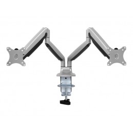 Logilink BP0043 Dual Monitor Desk mount, 13"-32",gas spring, aluminum | Logilink