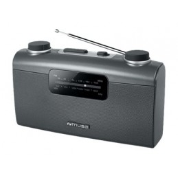 Muse | Portable radio | M-058R | AUX in | Black