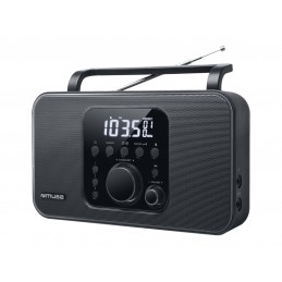 Muse | Radio | M-091R | Alarm function | AUX in | Black