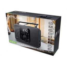 Muse | Radio | M-091R | Alarm function | AUX in | Black