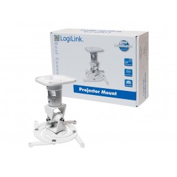 Logilink BP0003 Projector mount, ceiling, universal, 220 mm, white | Logilink