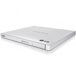 H.L Data Storage | Ultra Slim Portable DVD-Writer | GP57EW40 | Interface USB 2.0 | DVD R/RW | CD read speed 24 x | CD write spee