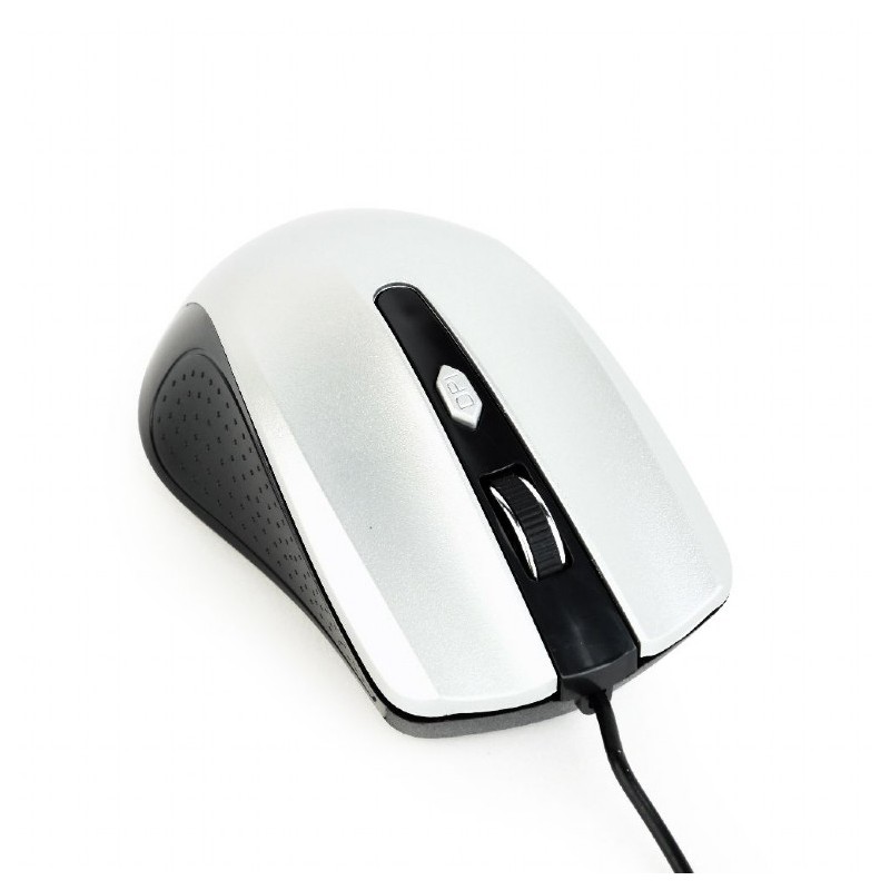 Gembird | Mouse | MUS-4B-01-BS | Standard | USB | Black/ silver