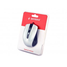 Gembird | Mouse | MUS-4B-01-BS | Standard | USB | Black/ silver