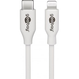 Goobay | Lightning - USB-C USB charging and sync cable | USB-C to Lightning Apple Lightning male (8-pin) | USB-C male