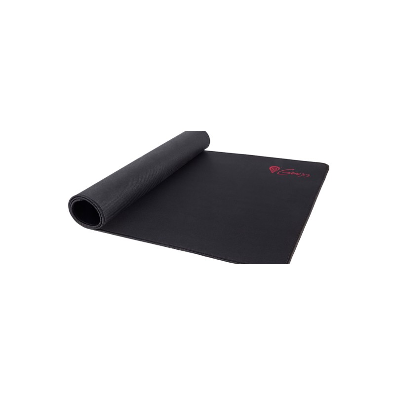 Genesis | Carbon 500 Maxi Logo | Mouse pad | 450 x 900 x 2.5 mm | Black