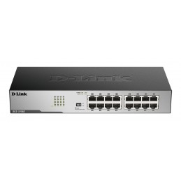 D-Link | 16-Port Gigabit Unmanaged Desktop Switch | DGS-1016D | Unmanaged | Desktop