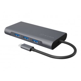 Icy Box IB-DK4040-CPD USB Type-C DockingStation with two video interfaces | Raidsonic