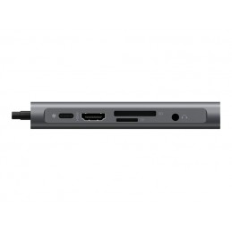 Icy Box IB-DK4040-CPD USB Type-C DockingStation with two video interfaces | Raidsonic