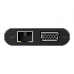 Icy Box IB-DK4040-CPD USB Type-C DockingStation with two video interfaces | Raidsonic