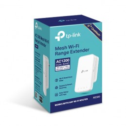 TP-LINK | Mesh Extender | RE300 | 802.11ac | 2.4GHz/5GHz | 300+867 Mbit/s | Ethernet LAN (RJ-45) ports No | MU-MiMO No | no PoE 