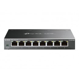 TP-LINK | Switch | TL-SG108E | Web managed | Wall mountable | 1 Gbps (RJ-45) ports quantity 8 | Power supply type External | 36 