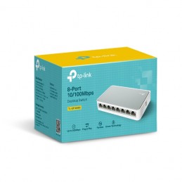 TP-LINK | Switch | TL-SF1008D | Unmanaged | Desktop | 10/100 Mbps (RJ-45) ports quantity 8 | Power supply type External | 36 mon