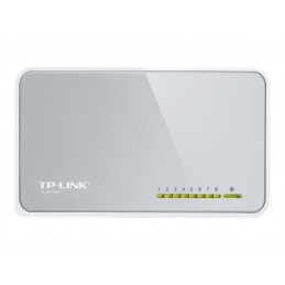 TP-LINK | Switch | TL-SF1008D | Unmanaged | Desktop | 10/100 Mbps (RJ-45) ports quantity 8 | Power supply type External | 36 mon