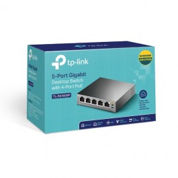 TP-LINK | Switch | TL-SG1005P | Unmanaged | Desktop | 1 Gbps (RJ-45) ports quantity 5 | PoE ports quantity 4 | Power supply type