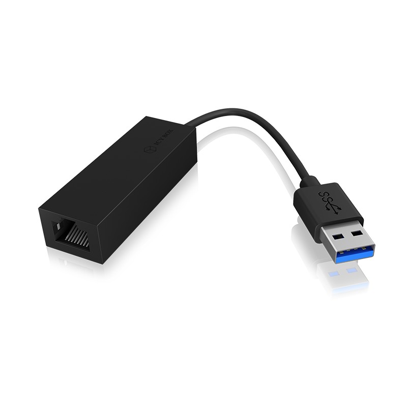 Raidsonic | USB 3.0 (A-Type) to Gigabit Ethernet Adapter | IB-AC501a