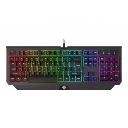 GENESIS COMBO set 4in1 cobalt 330 rgb keyboard + mouse +headphones + mousepad, us layout | Genesis | Wired | On-Ear | COMBO set 