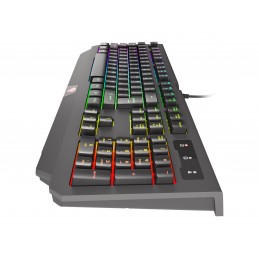 GENESIS COMBO set 4in1 cobalt 330 rgb keyboard + mouse +headphones + mousepad, us layout | Genesis | Wired | On-Ear | COMBO set 